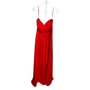 Red May Queen Prom Evening Gown – Size 12 – New with Tags